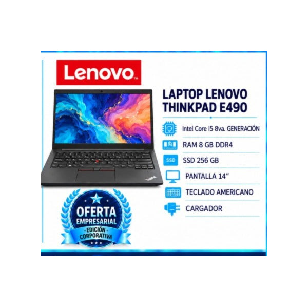 LAPTOP LENOVO THINKPAD E490 | 8va.