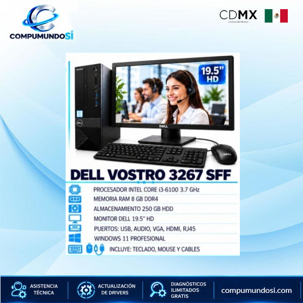 Dell Vostro 3267 SFF | Core i3-6100