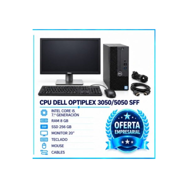 CPU DELL OPTIPLEX 3050/5050 SFF | INTEL CORE i5 | 7a Generación