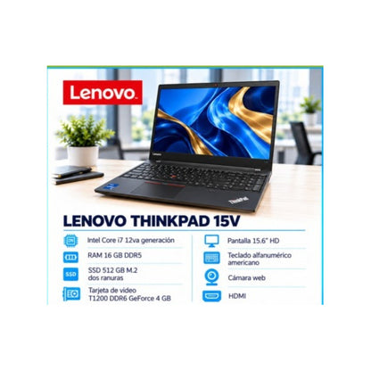 LENOVO THINKPAD 15V | Intel Ci7 | 12va generación